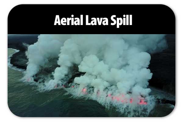 Aerial Lava Spill