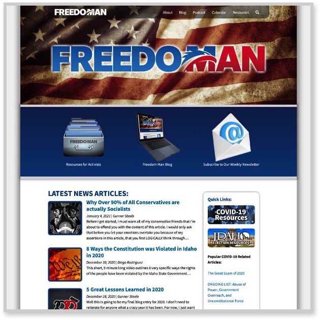 Freedom Man Website