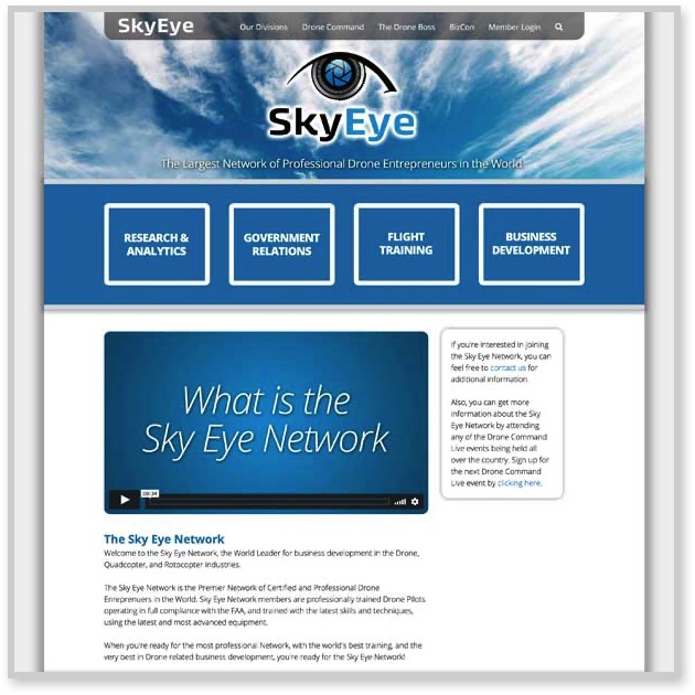 Sky Eye Network Website